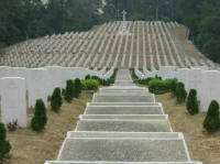 Sai Wan Cemetery, looking down the hill