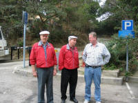 Larry Stebbe, John Lowe and Tony Banham, historian and author