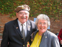 Ed Shayler with Pat Turcotte at the Coastal Museum