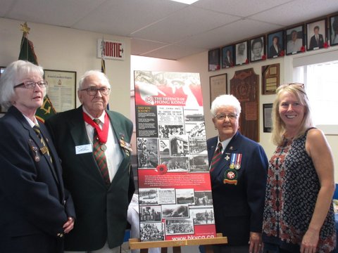 L to R: Br. V-P Donna Fallow, Phil Doddridge, Lucette Mailloux Muir. Nancy Doddridge