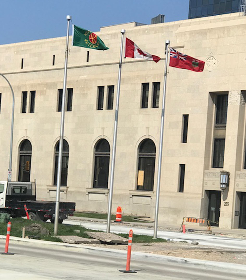 HKVA Flag at MB Legislature