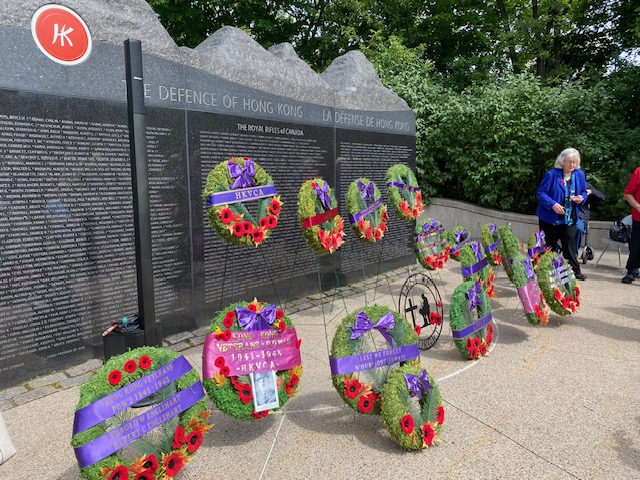 All of the 20 wreaths that were laid