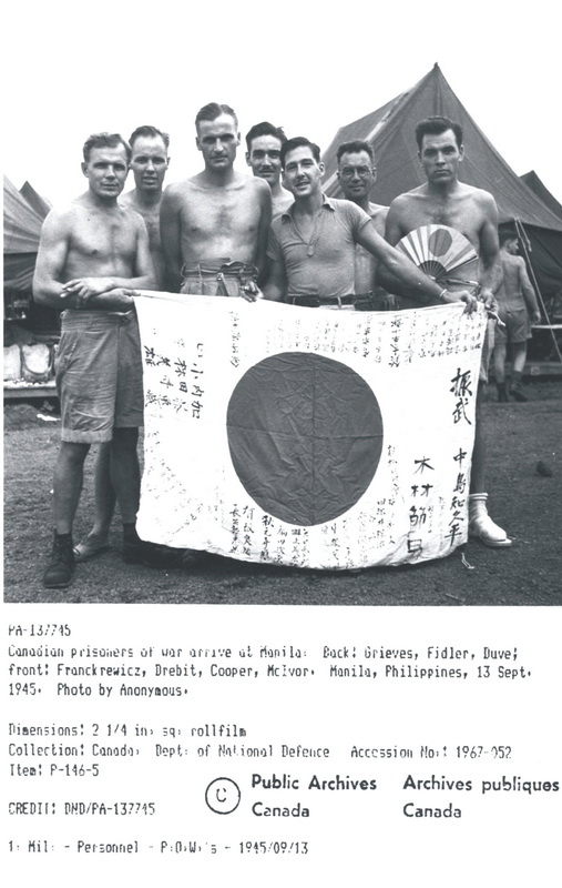 Japanese Flag brought back to Canada