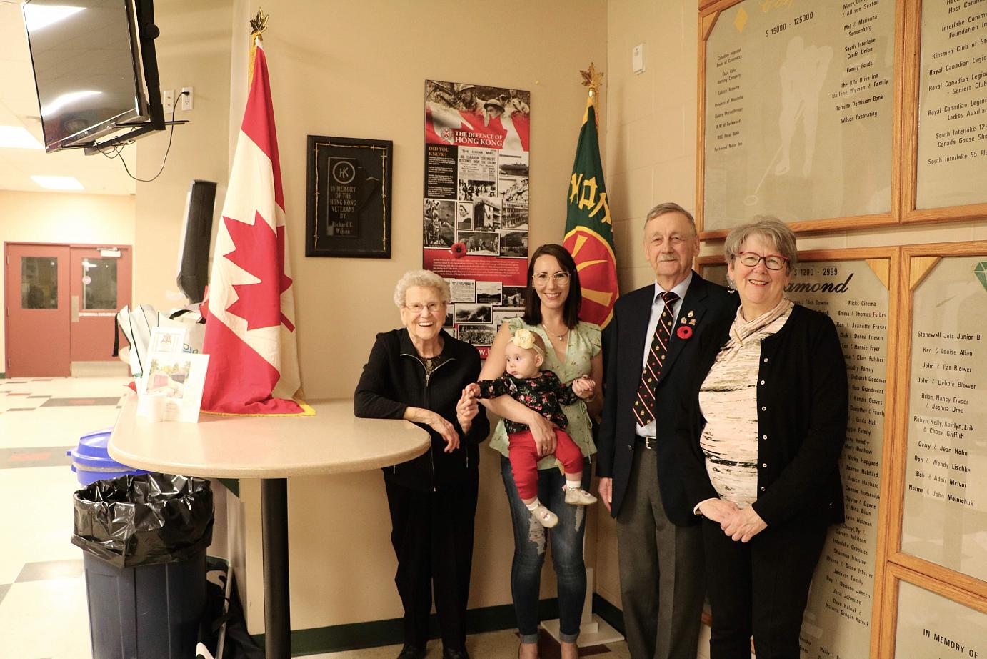 Helen Trick (widow of Charles Richard Trick) and family