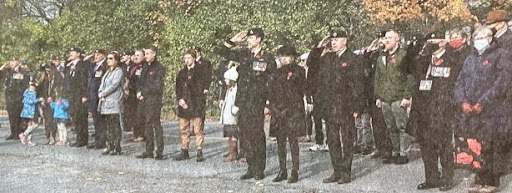 Attendees at Collins Bay ceremony